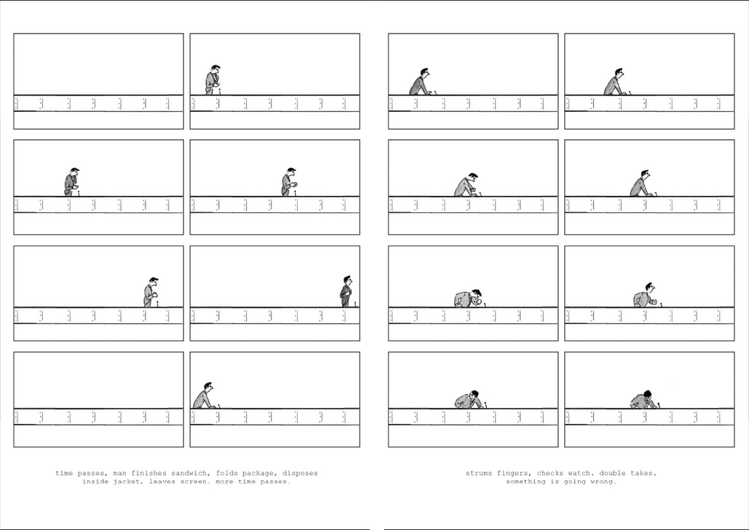 So It goes storyboard panel 2