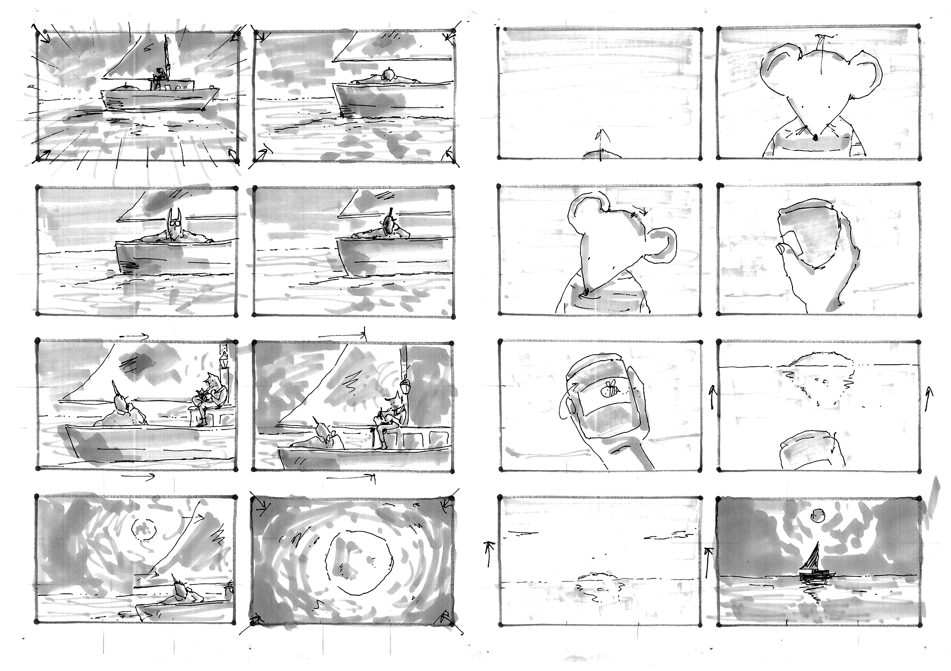 Owls Song storyboard panel 2