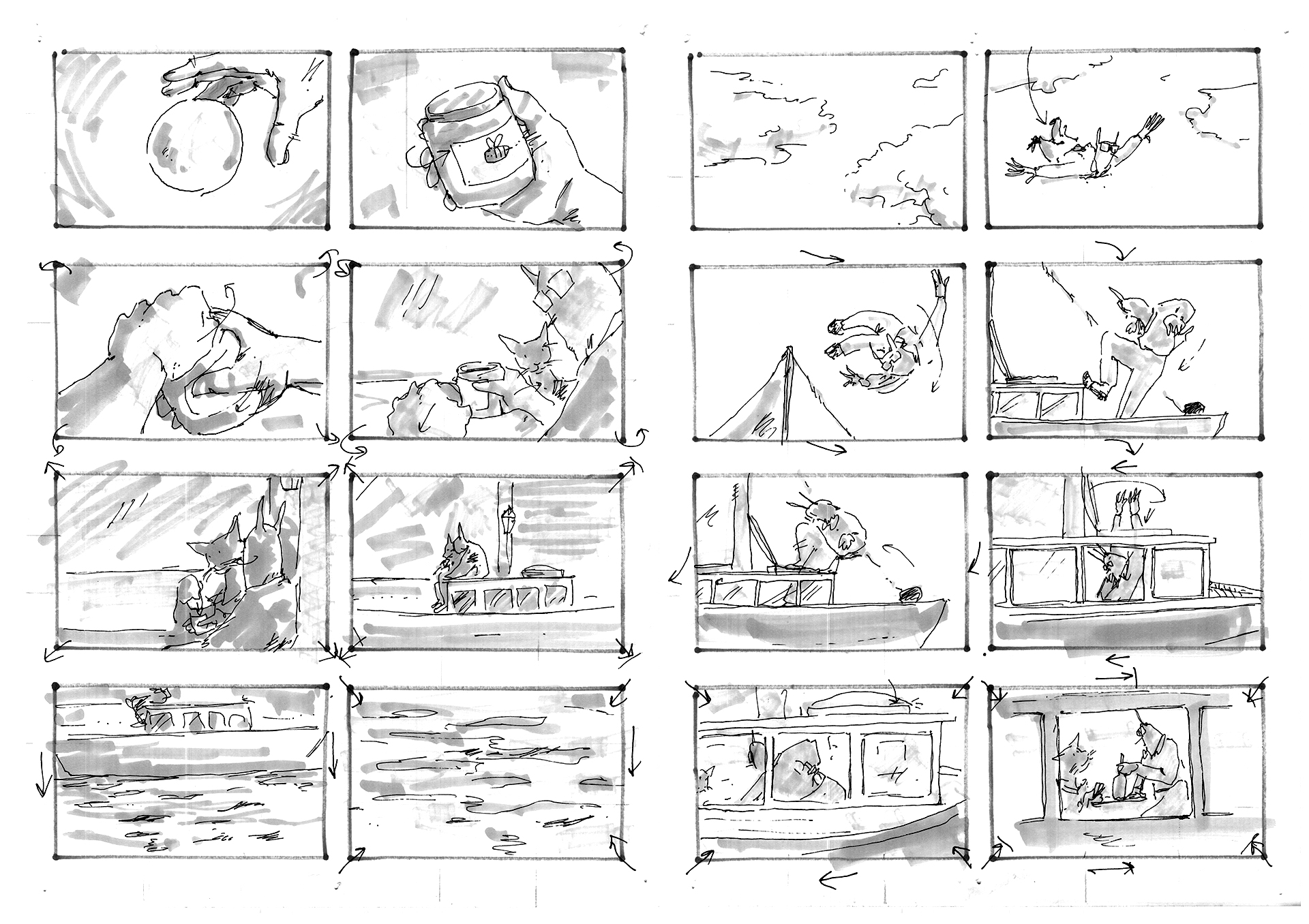 Owls Song storyboard panel 3