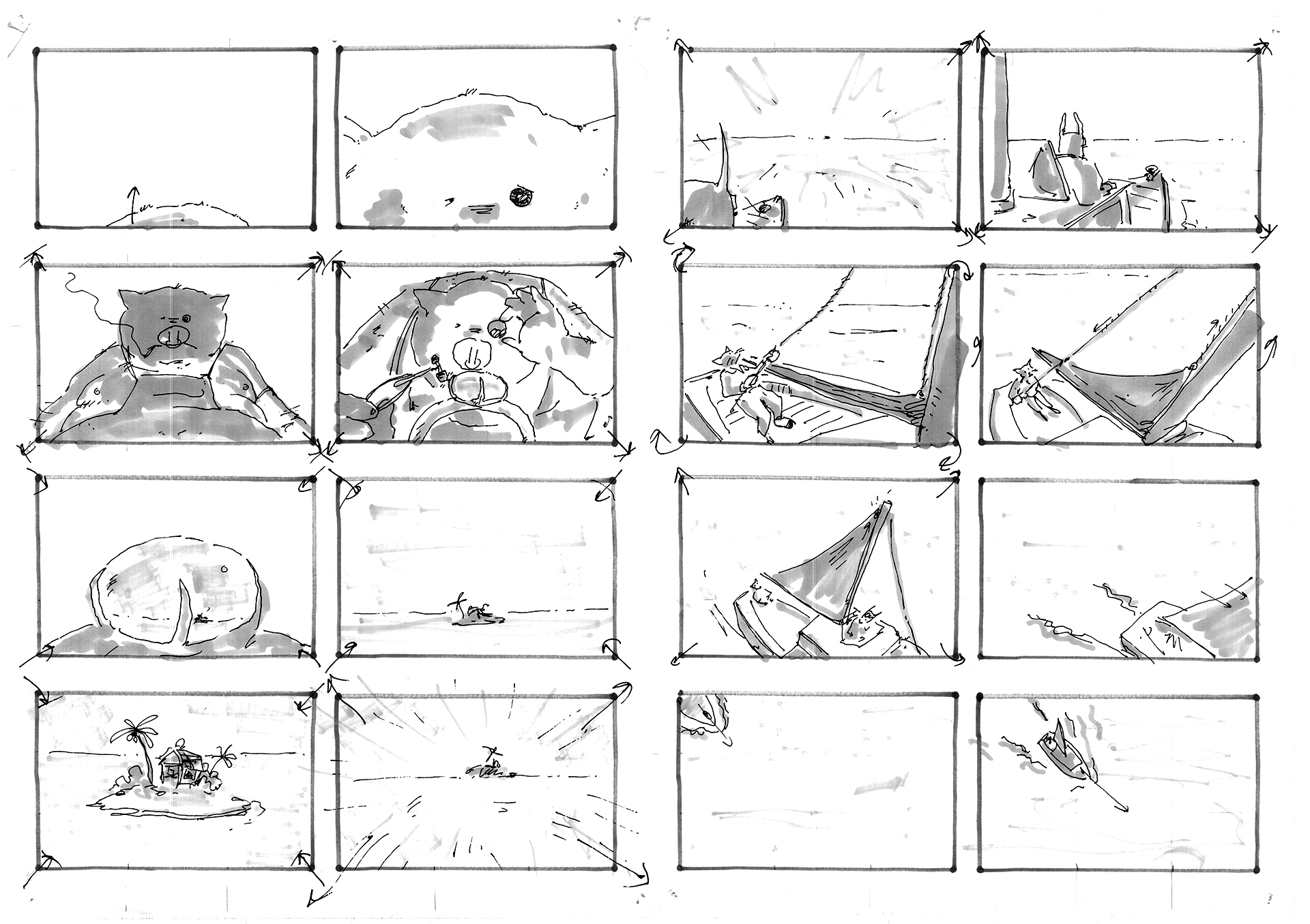 Owls Song storyboard panel 6