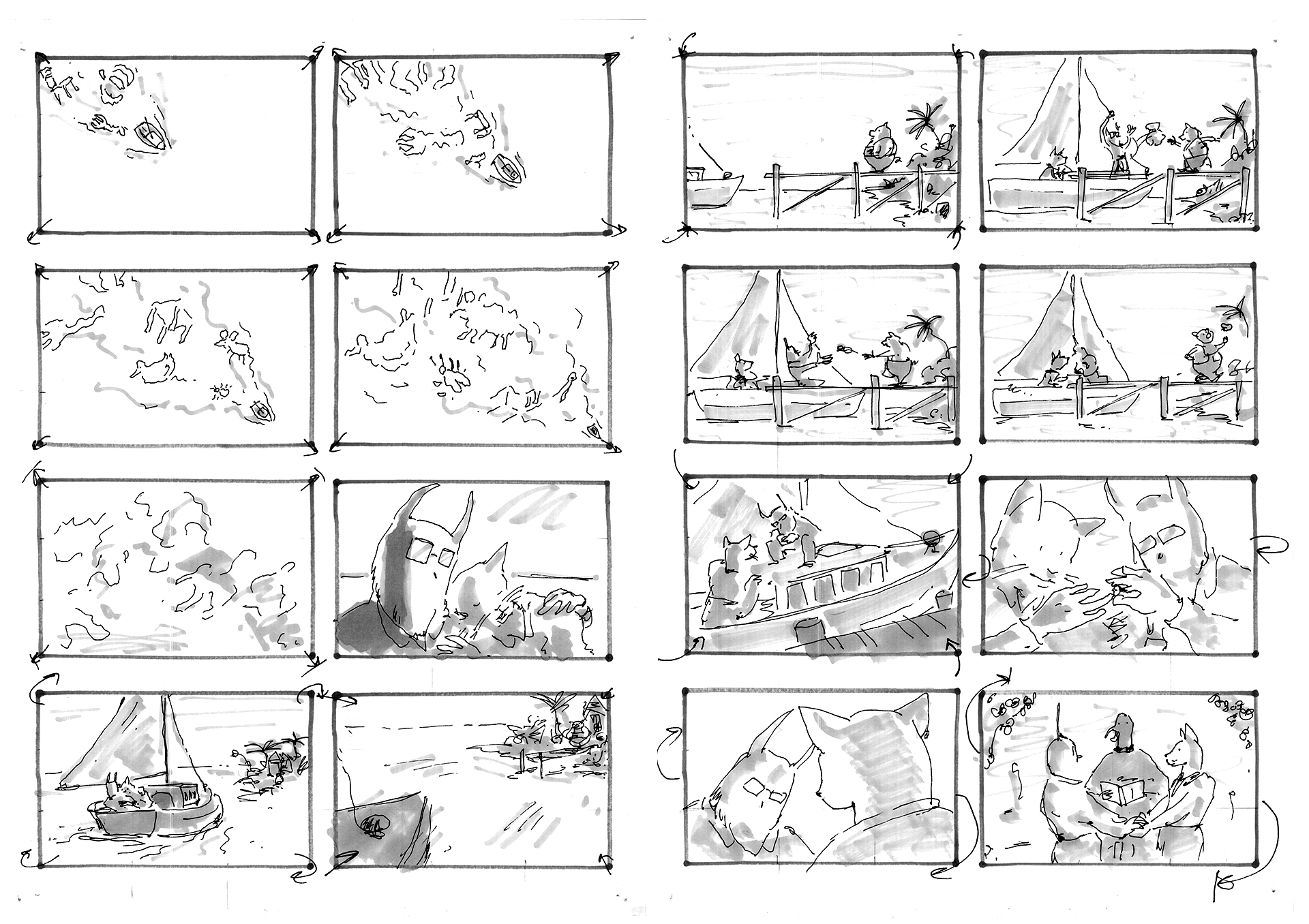 Owls Song storyboard panel 7