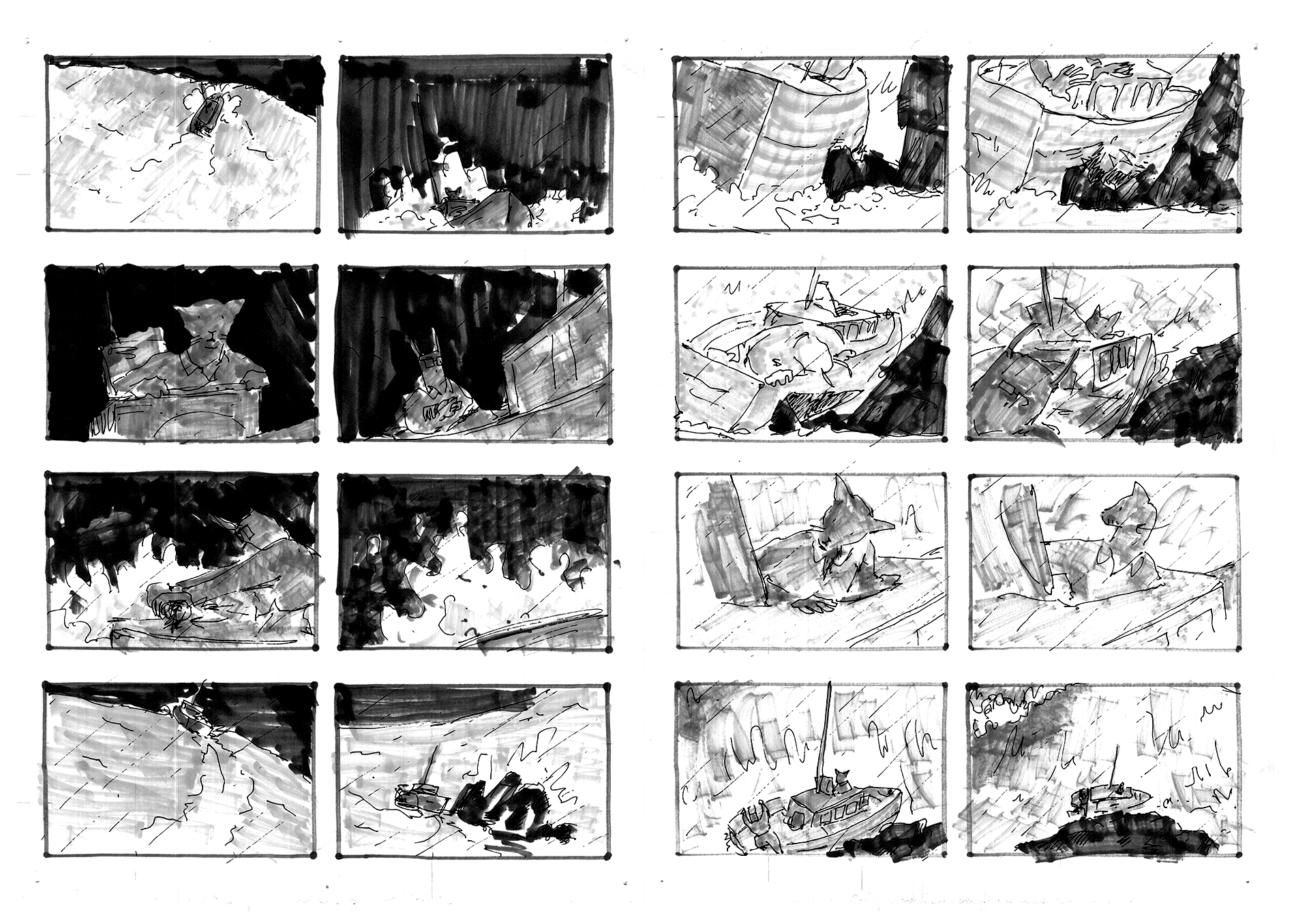 Owls Song storyboard panel 9